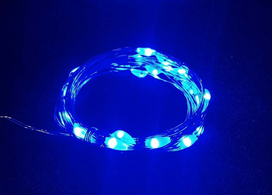 Blue seed lights
