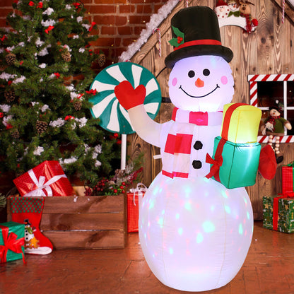 5ft Inflatable Snowman