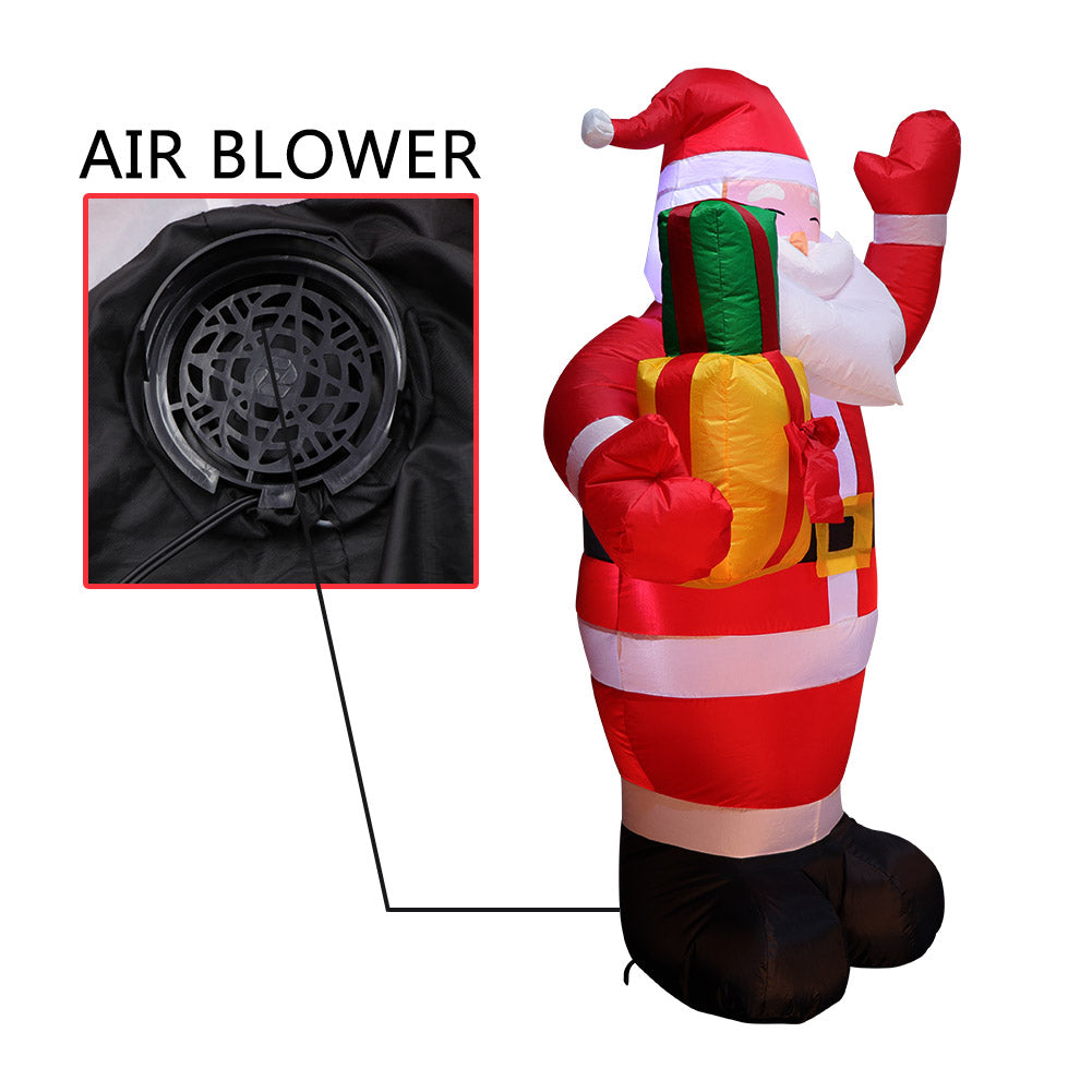 Fan / Air Blower built-in to inflatable Santa
