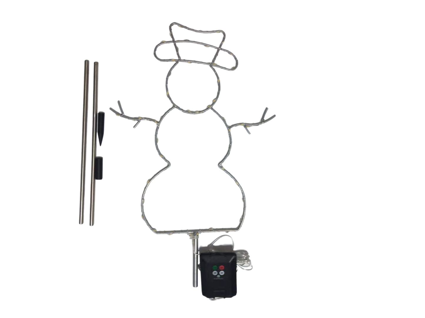 Christmas Snowman Solar Stake Lights